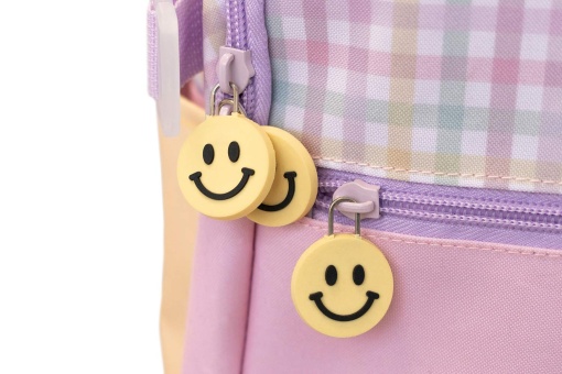 Mochila com lancheira FIRMO Eco Sparkle Smiles 45x31x18cm