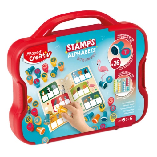 Kit 26 Carimbos Alfabeto MAPED CREATIV