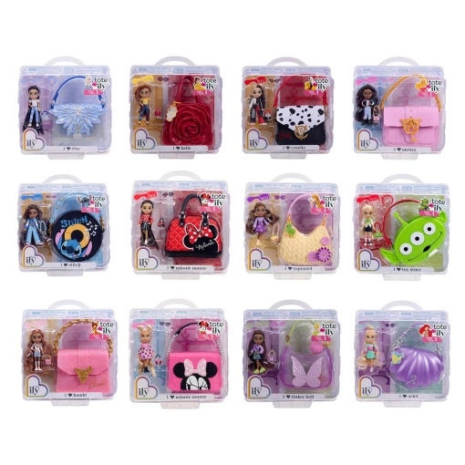 DISNEY Ily 4ever Boneca 6cm + Mala Sortido Jakks