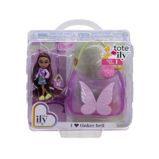 DISNEY Ily 4ever Boneca 6cm + Mala Sortido Jakks