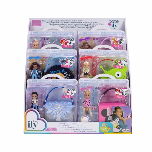 DISNEY Ily 4ever Boneca 6cm + Mala Sortido Jakks