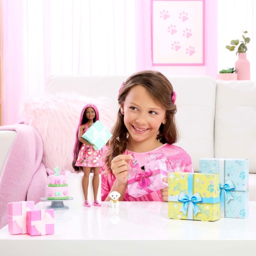 BARBIE Party Unboxed Rosa MATTEL