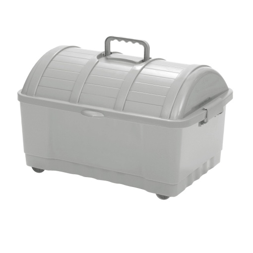 Caixa multiusos KOZZI Baú 40 litros com tampa e 4 rodas 56x38x35cm cores sortidas