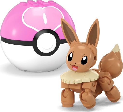 Mega POKEMON Construx Pokebola Charmander & Eevee 40 peças MATTEL