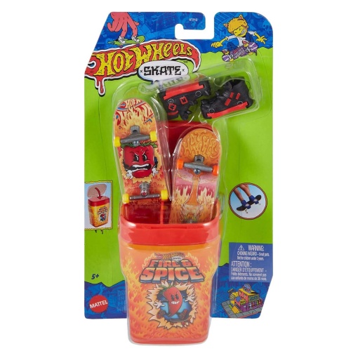 Hot Wheels Skate de Dedos 2 unidades com frasco de aroma Fire & Spice MATTEL HTP10/HVK78