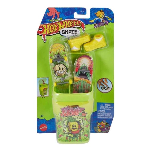 Hot Wheels Skate de Dedos 2 unidades com frasco de aroma Fruit Explosion MATTEL HTP10/HVK76