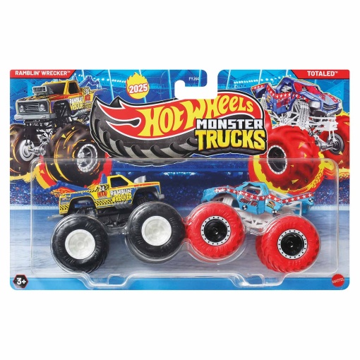 Hot Wheels Monster Trucks 1:64 caixa com 2 unidades sortido Mattel FYJ64
