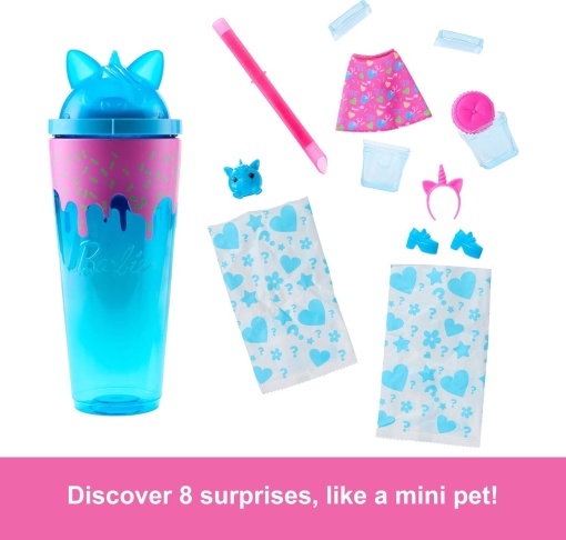 BARBIE Pop Reveal Série Animais Unicórnio MATTEL