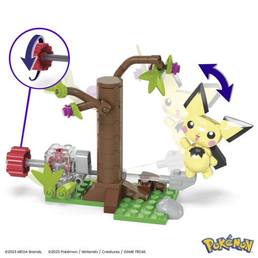 MEGA Pokémon Construx Pichu's Forest Forage 84 peças Mattel HDL75/HPB59