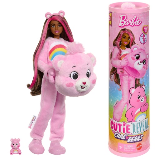 BARBIE Cutie Reveal Ursos Amorosos Rosa MATTEL