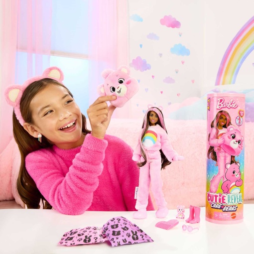 BARBIE Cutie Reveal Ursos Amorosos Rosa MATTEL