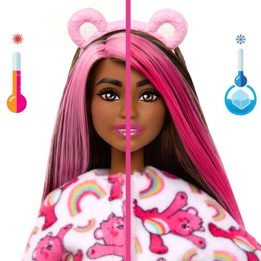 BARBIE Cutie Reveal Ursos Amorosos Rosa MATTEL