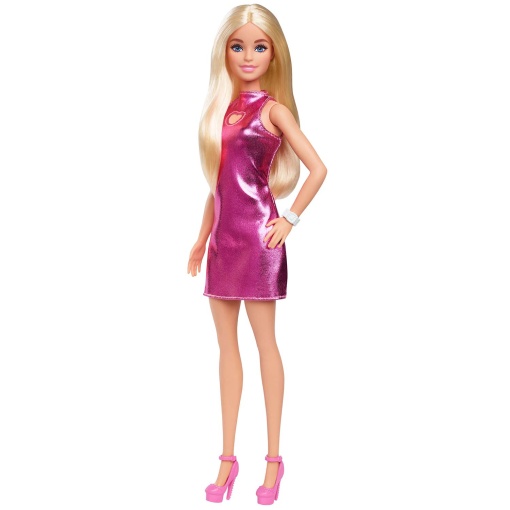 BARBIE Fashionista Vestido de Pele Rosa MATTEL
