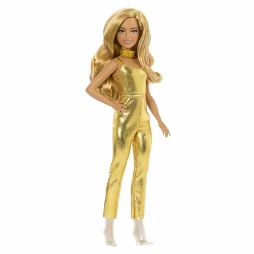 BARBIE Fashionista Macacão Dourado MATTEL