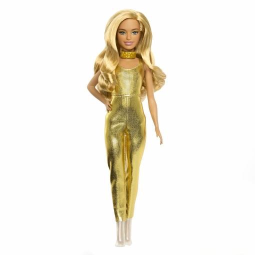 BARBIE Fashionista Macacão Dourado MATTEL