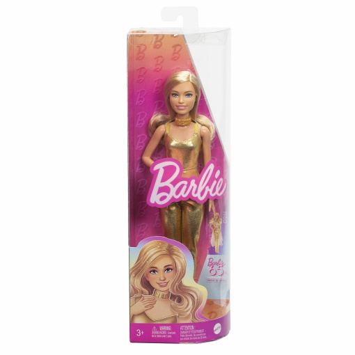 BARBIE Fashionista Macacão Dourado MATTEL