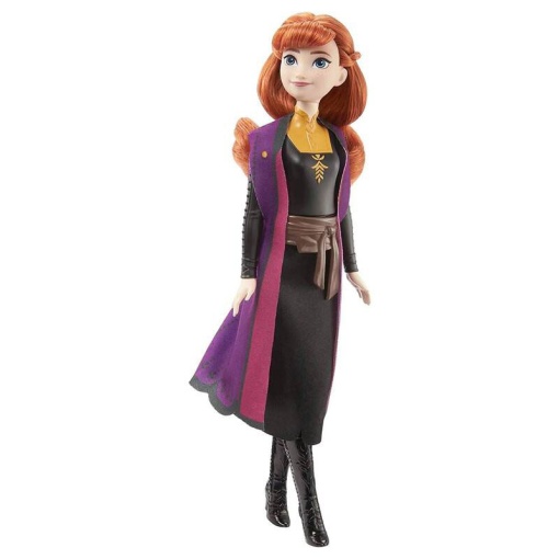 DISNEY FROZEN Anna Saia Preta MATTEL