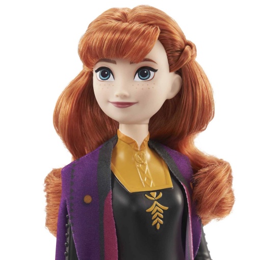 DISNEY FROZEN Anna Saia Preta MATTEL