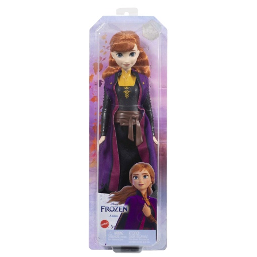 DISNEY FROZEN Anna Saia Preta MATTEL
