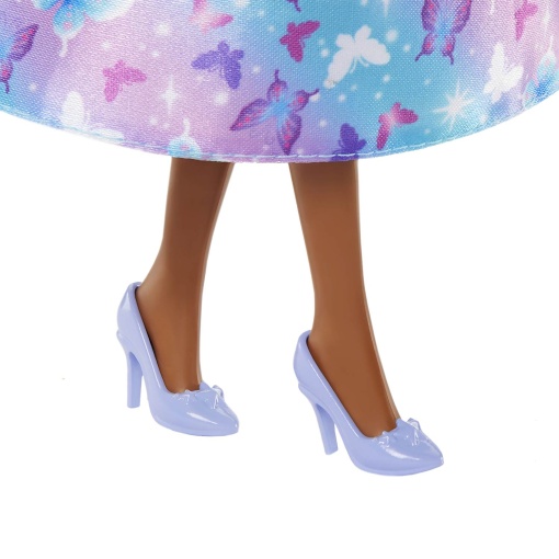 BARBIE Toque de Magia Vestido Azul/Roxo MATTEL