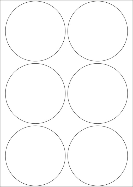 Etiquetas adesivas 50mm branco 32 folhas HERMA - 480 unidades