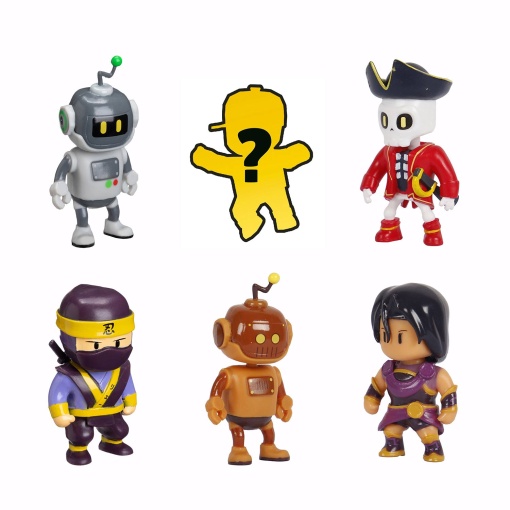 Stumble Guys Pack 6 Figuras Epic Collection 8cm Sortido BIZAK