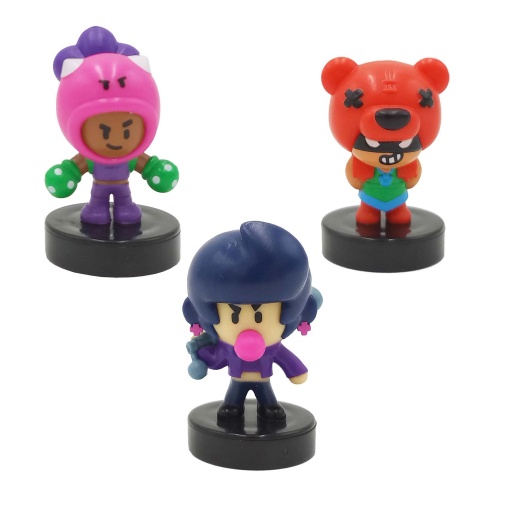 Brawl Stars 3 Figuras Sortido BIZAK