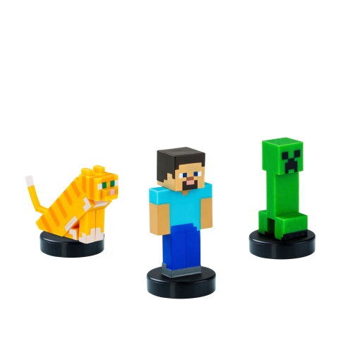 MINECRAFT 3 Figuras Sortido BIZAK
