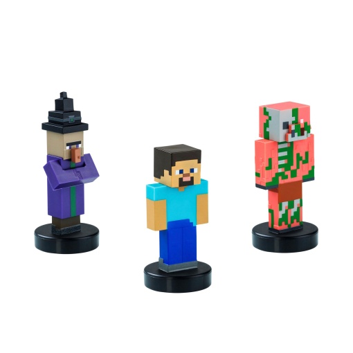 MINECRAFT 3 Figuras Sortido BIZAK