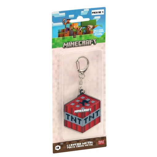 Porta-chaves de Metal MINECRAFT Sortido BIZAK