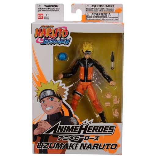 NARUTO Anime Heroes figura Uzumaki 15cm BANDAI