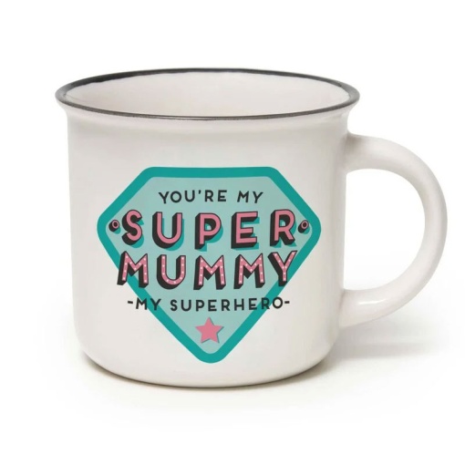 Caneca de Porcelana LEGAMI Cup-puccino Super Mummy 350ml