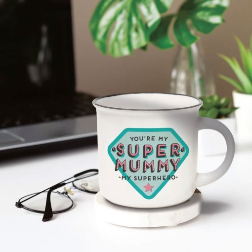 Caneca de Porcelana LEGAMI Cup-puccino Super Mummy 350ml