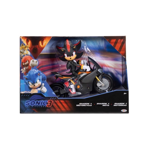 SONIC 3 Figura Shadow 13cm + Mota Jakks