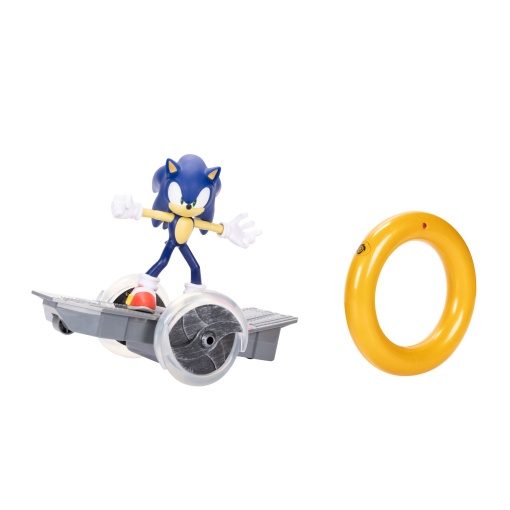 Sonic figura + skate telecomandado Jakks