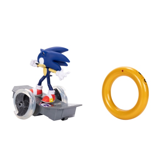 Sonic figura + skate telecomandado Jakks
