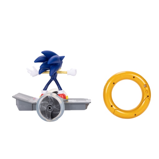 Sonic figura + skate telecomandado Jakks
