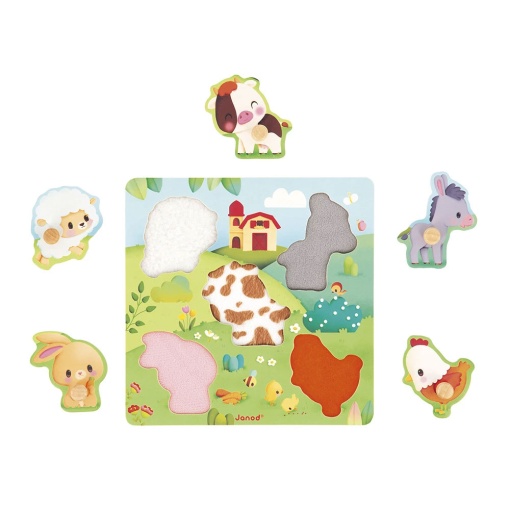 Puzzle de Madeira JANOD 5 peças A Quinta