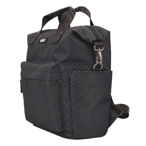 Mala de Tiracolo para Portátil 14" GHUTS Diamonds Black 2025 29x32x14cm