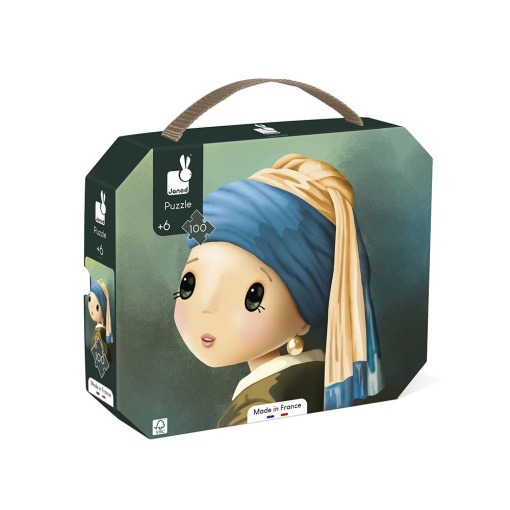Puzzle JANOD 100 peças Johannes Vermeer