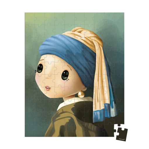 Puzzle JANOD 100 peças Johannes Vermeer
