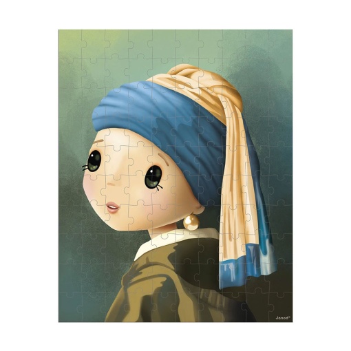 Puzzle JANOD 100 peças Johannes Vermeer