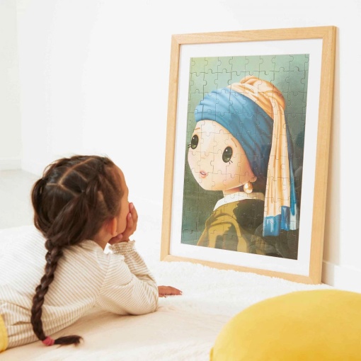 Puzzle JANOD 100 peças Johannes Vermeer