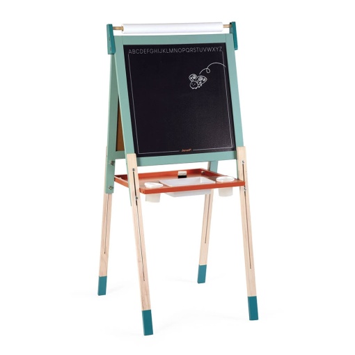 Quadro Duplo Magnético/Ardósia Regulável+ Acessórios 58x65x126cm JANOD