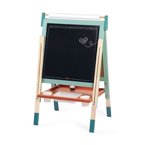 Quadro Duplo Magnético/Ardósia Regulável+ Acessórios 58x65x126cm JANOD