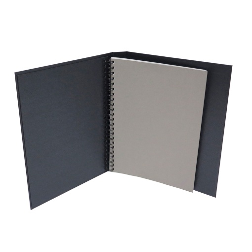 Álbum Fotográfico 23x31cm com argolas SIMPLY Metallic 25 folhas antracite
