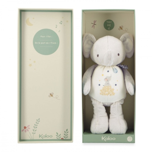 Peluche Elefante Sonoro 28cm KALOO Petites Chansons