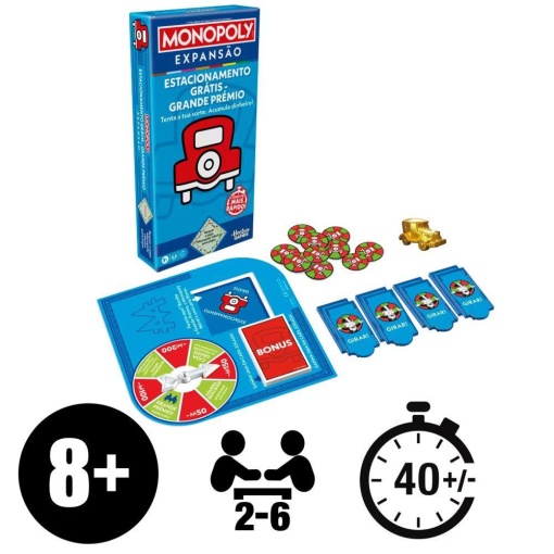 Monopoly expansão estacionamento grátis - grande prémio HASBRO Games