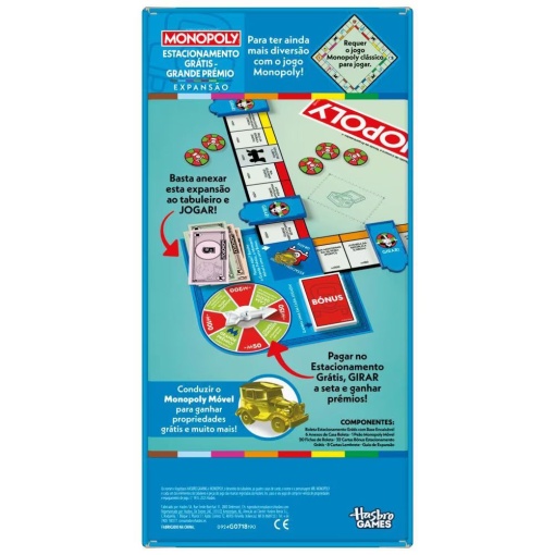 Monopoly expansão estacionamento grátis - grande prémio HASBRO Games