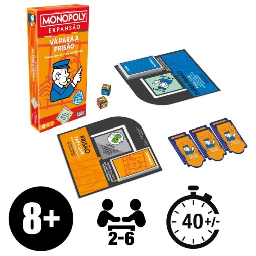 Monopoly expansão vai para a prisão HASBRO Games